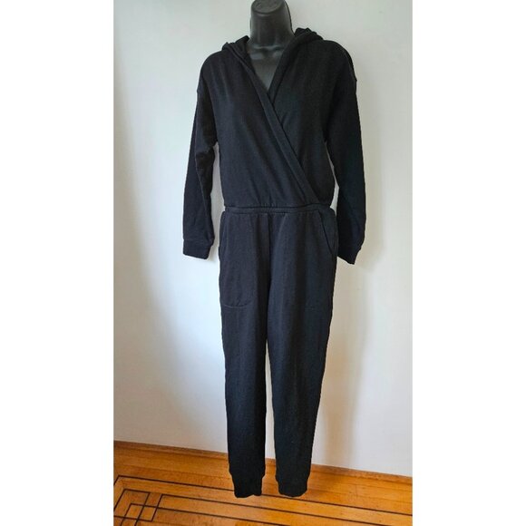 NAMA Enlighten Onesie Jumpsuit Ultra soft fabric jumpsuit Sz M Black Athleisure - Picture 3 of 4